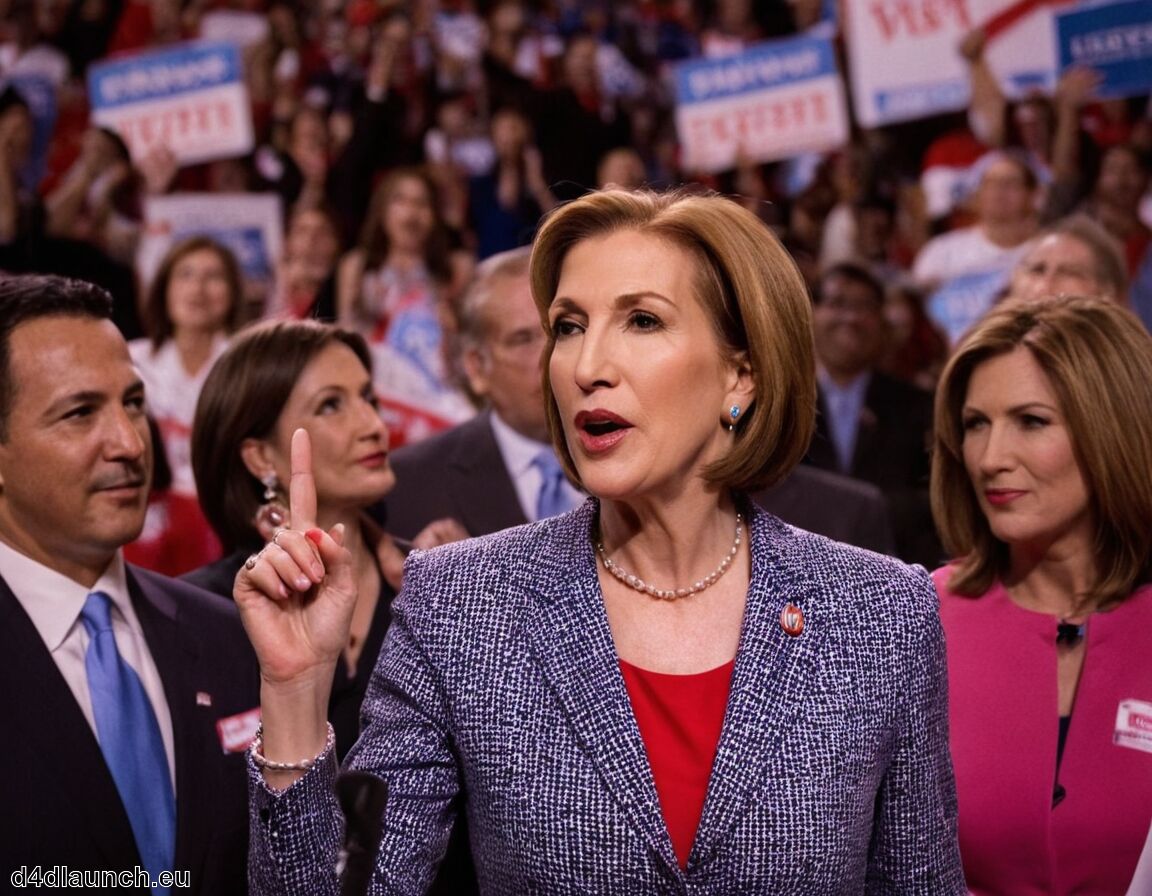 Politische Ambitionen und Wahlkampf - Carly Fiorina Vermögen » Fiorinas Weg zu finanziellem Erfolg