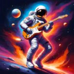 ai generated, astronaut, space, rockstar, guitar, music, rock, artist, fantasy, rockstar, rockstar, rockstar, rockstar, rockstar, guitar, music, music, artist, artist